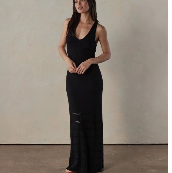 The Normal Brand Dresses & Skirts - The Normal Brand Eliza Black Maxi Dress Size Small